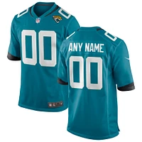 Youth Nike Teal Jacksonville Jaguars Custom Game Jersey