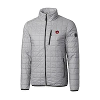 Men's Cutter & Buck Gray Auburn Tigers Big & Tall Rainier Full-Zip Jacket
