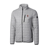 Men's Cutter & Buck Gray Stanford Cardinal Big & Tall Rainier Full-Zip Jacket