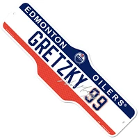 Wayne Gretzky Edmonton Oilers - Deluxe Street Sign