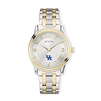 Bulova Silver/Gold Kentucky Wildcats Classic Two-Tone Round Watch