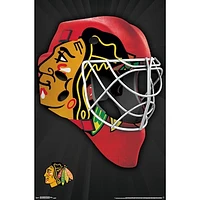 Chicago Blackhawks 22'' x 34'' Mask Poster