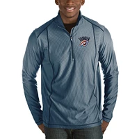 Men's Antigua Navy Oklahoma City Thunder Tempo Big & Tall Half-Zip Pullover Jacket