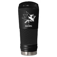 Black San Jose Sharks 24oz. Personalized Stealth Draft Beverage Cup