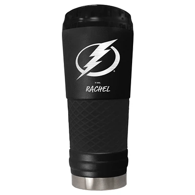 Black Tampa Bay Lightning 24oz. Personalized Stealth Draft Beverage Cup