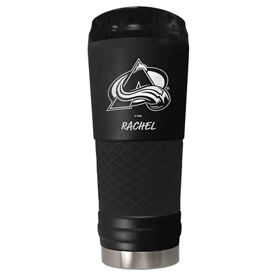Black Colorado Avalanche 24oz. Personalized Stealth Draft Beverage Cup