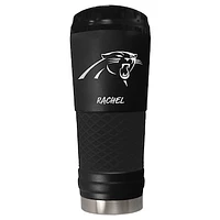 Black Carolina Panthers 24oz. Personalized Stealth Draft Beverage Cup