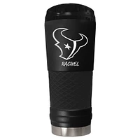 Black Houston Texans 24oz. Personalized Stealth Draft Beverage Cup