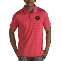 Men's Antigua Red Atlanta United FC Quest Big & Tall Polo