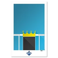 Kansas City Royals 11'' x 17'' Minimalist Stadium Wall Art