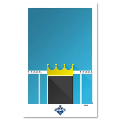 Kansas City Royals 11'' x 17'' Minimalist Stadium Wall Art