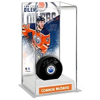 Connor McDavid Edmonton Oilers Deluxe Tall Hockey Puck Case