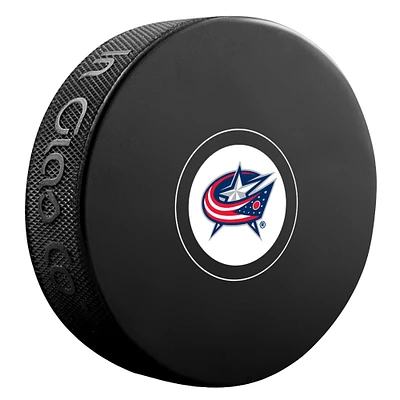 Columbus Blue Jackets Unsigned InGlasCo Autograph Model Hockey Puck
