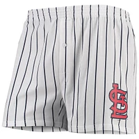 Men's Concepts Sport White St. Louis Cardinals Vigor Boxer Shorts