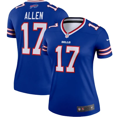 Women's Nike Josh Allen  Royal Buffalo Bills Legend Player Performance Top