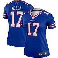 Women's Nike Josh Allen  Royal Buffalo Bills Legend Player Performance Top