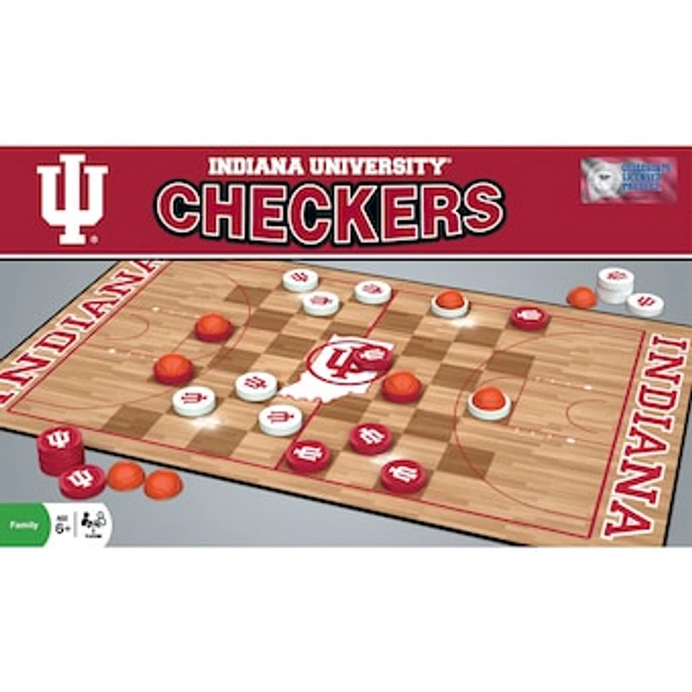 Indiana Hoosiers NCAA Checkers Set