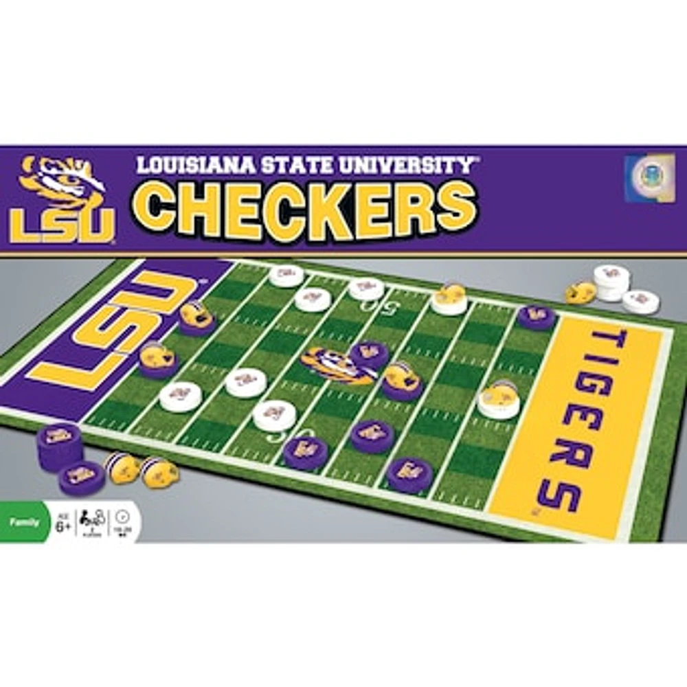 LSU Tigers NCAA Checkers Set