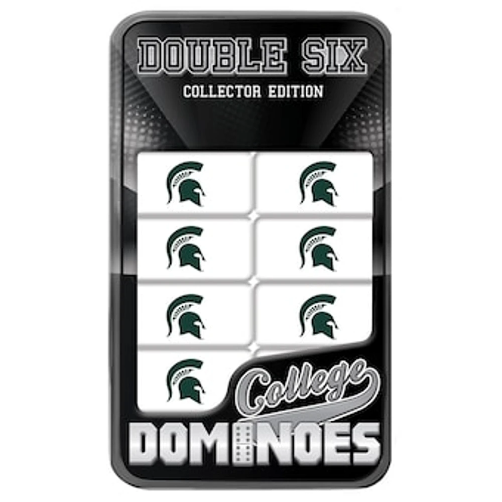 Michigan State Spartans NCAA Dominoes Set