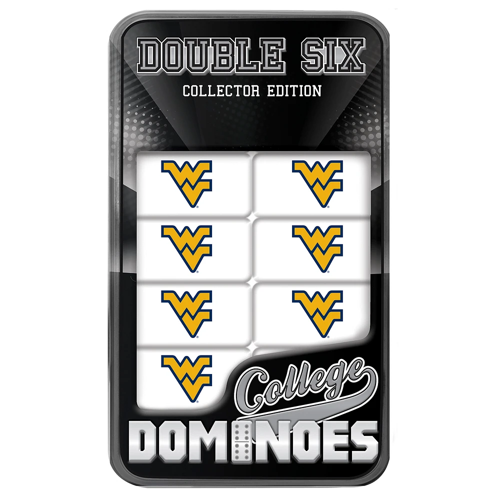 West Virginia Mountaineers NCAA Dominoes Set