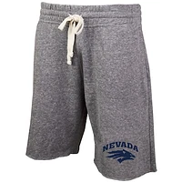Men's Concepts Sport Gray Nevada Wolf Pack Mainstream Terry Shorts