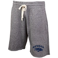 Men's Concepts Sport Gray Nevada Wolf Pack Mainstream Terry Shorts