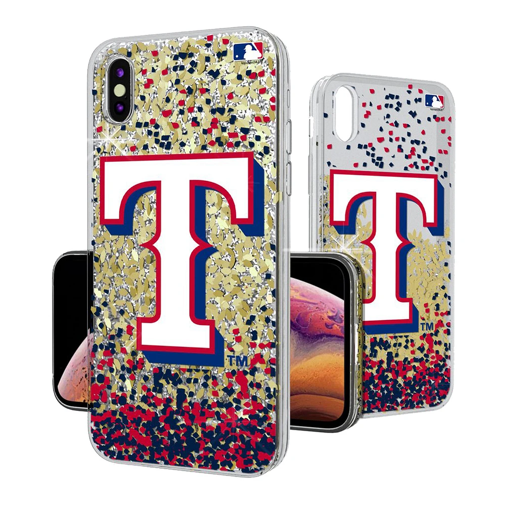Texas Rangers Glitter Confetti iPhone Case