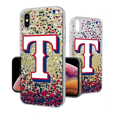 Texas Rangers Glitter Confetti iPhone Case