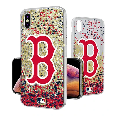 Boston Red Sox Glitter Confetti iPhone Case