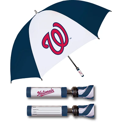 Washington Nationals Golf Umbrella With ID Handle