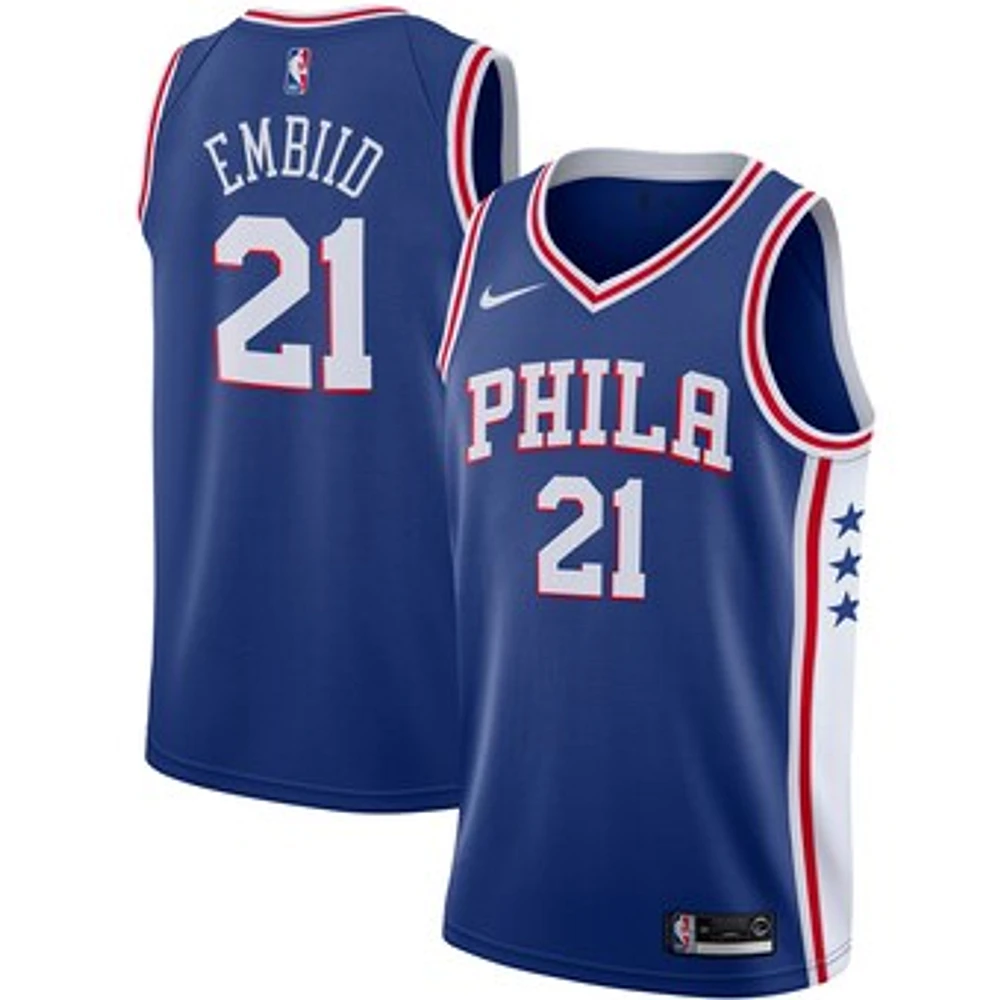 Men's Nike Joel Embiid Royal Philadelphia 76ers 2019/2020 Swingman Jersey - Icon Edition