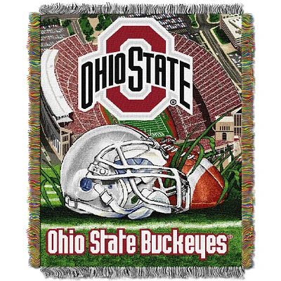 The Northwest Company Ohio State Buckeyes 48'' x 60'' Home Advantage Woven Throw