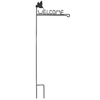 Welcome Garden Flag Stand