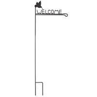 Welcome Garden Flag Stand