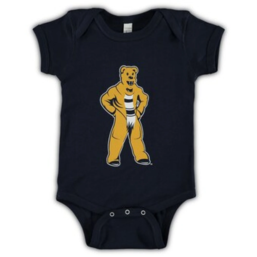 Infant Navy Penn State Nittany Lions Mascot Big Logo Bodysuit