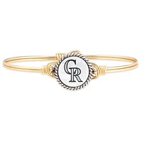 Women's Luca + Danni Gold Colorado Rockies Bangle Bracelet