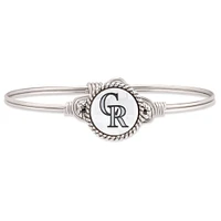 Women's Luca + Danni Silver Colorado Rockies Bangle Bracelet