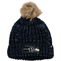 Women's '47 College Navy Seattle Seahawks Team Color Meeko Cuffed Knit Hat