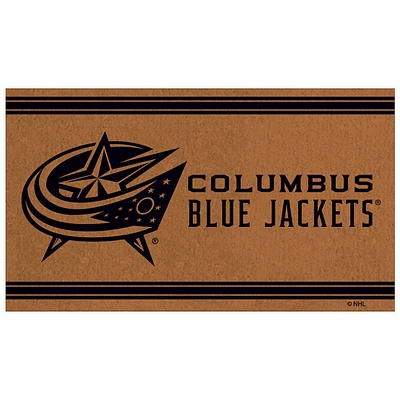 Brown Columbus Blue Jackets 30'' x 18'' Logo Turf Mat