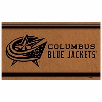 Brown Columbus Blue Jackets 30'' x 18'' Logo Turf Mat