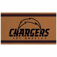 Brown Los Angeles Chargers 30'' x 18'' Logo Turf Mat
