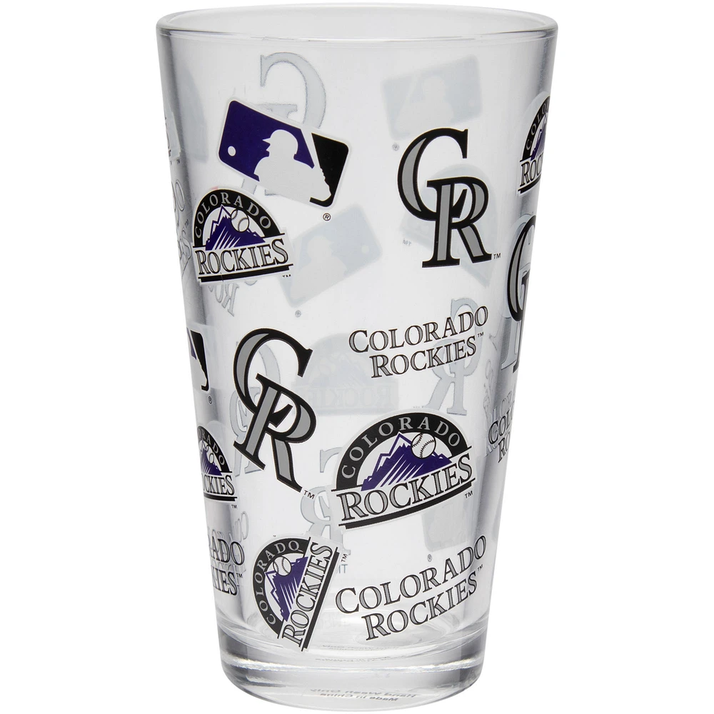 Colorado Rockies Full Wrap Pint Glass