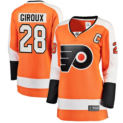 Women's Fanatics Claude Giroux Orange Philadelphia Flyers Home Premier Breakaway Player - Jersey