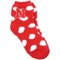 Girls Youth ZooZatz Nebraska Huskers Fuzzy Socks