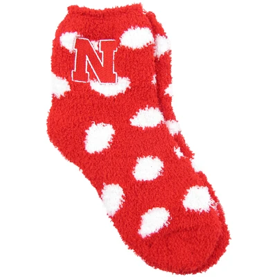 Girls Youth ZooZatz Nebraska Huskers Fuzzy Socks