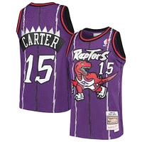 Youth Mitchell & Ness Vince Carter Purple Toronto Raptors 1998/99 Hardwood Classics Swingman Throwback Jersey