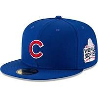 Men's New Era Royal Chicago Cubs 2016 World Series Wool 59FIFTY Fitted Hat