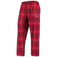 Men's Concepts Sport Red/Black Louisville Cardinals Ultimate Flannel Pants