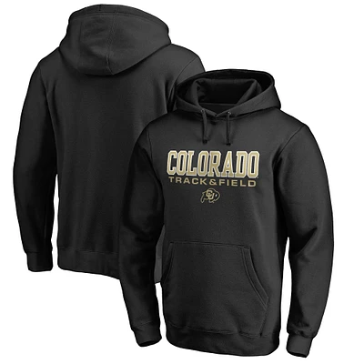 Men's Black Colorado Buffaloes Team Unity Track and Field Pullover Hoodie