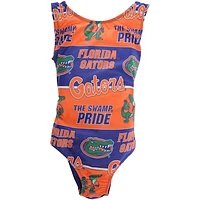 Girls Youth Orange Florida Gators Leotard